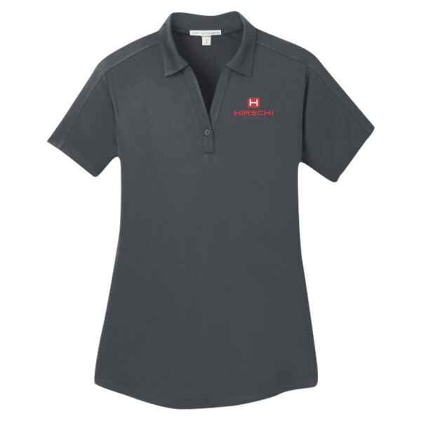   - Ladies Diamond Jacquard Polo Thumbnail